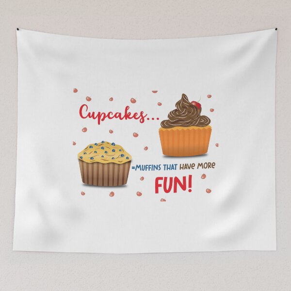 Item preview, Cupcakes=Muffins that Have More Fun digital version designed and sold by EmilySutin.
