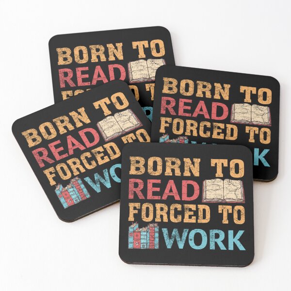 Item preview, Funny Bookworm Born to read Forced to Work Reading Enthusiast designed and sold by SweetbeStore.