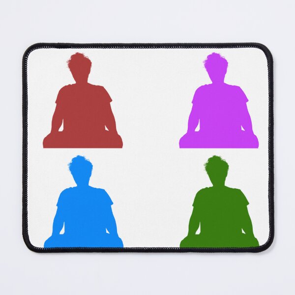 Item preview, Teachurb Sits Yoga Silhouette Gamer Brand Streamer designed and sold by TeachUrb.