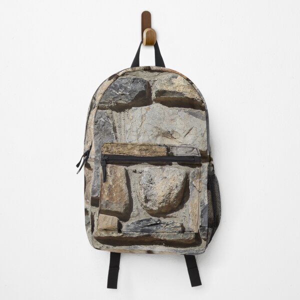 Item preview, Colored Stone Wall Masonry Pattern in Tans, Grays, Whites and Reds. designed and sold by GnuArt.