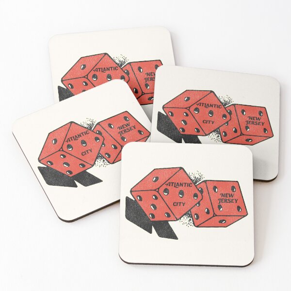 Item preview, Atlantic City New Jersey Vintage Gambling Dice designed and sold by ourkid.