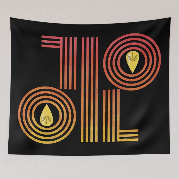 Item preview, 710 Oil Dabs (red orange yellow) designed and sold by YomeHayin.