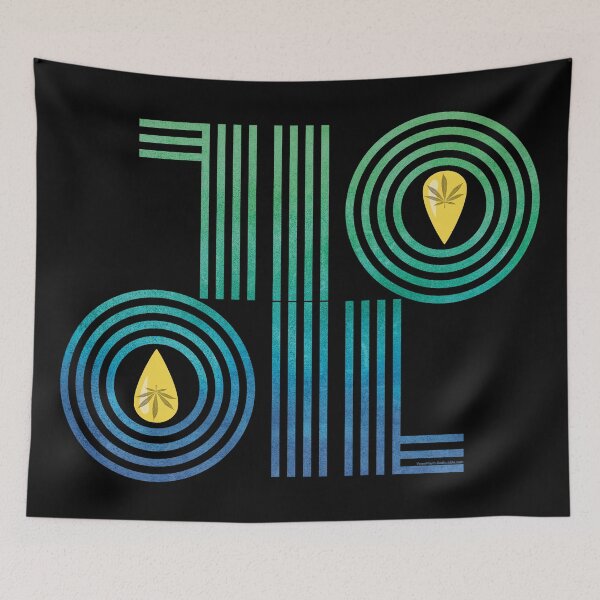 Item preview, 710 Oil Dabs (green blue) designed and sold by YomeHayin.