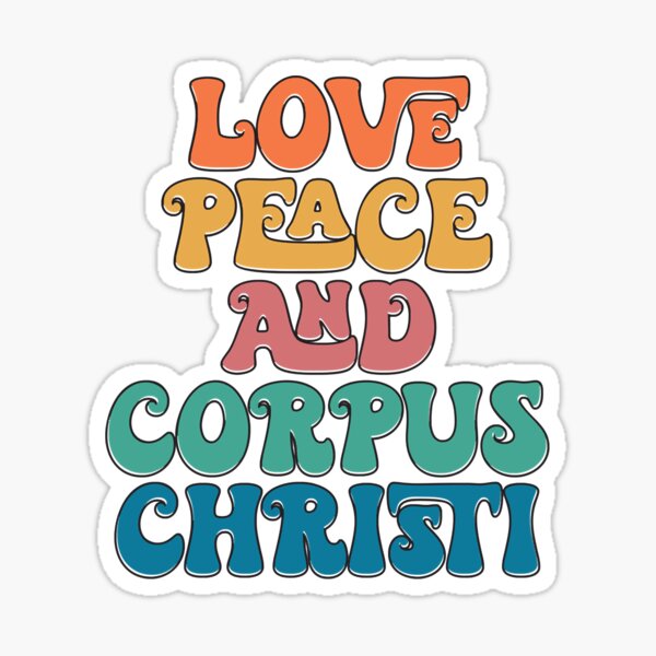 "Corpus Christi Texas" Sticker by CentaAdam Redbubble
