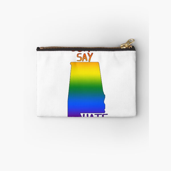 Item preview, Don't Say Hate - Oppose Don't Say Gay - Rainbow Alabama Silhouette - LGBTQIA2S+ designed and sold by SayWhatYouFeel.