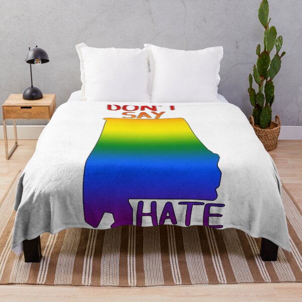 Item preview, Don't Say Hate - Oppose Don't Say Gay - Rainbow Alabama Silhouette - LGBTQIA2S+ designed and sold by SayWhatYouFeel.