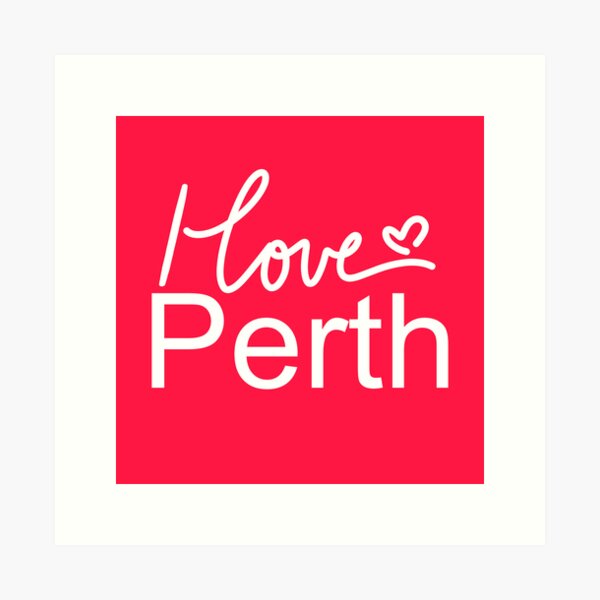 Item preview, I love perth Australia designed and sold by javakufi88.