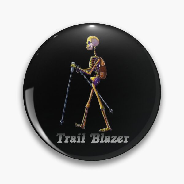 Item preview, Hiking Skelly "Trail Blazer" design designed and sold by PonyPoison.