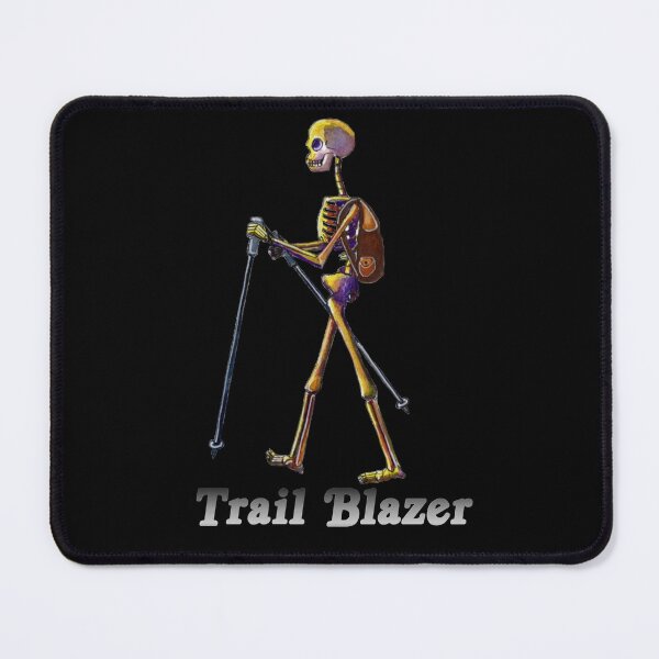 Item preview, Hiking Skelly "Trail Blazer" design designed and sold by PonyPoison.