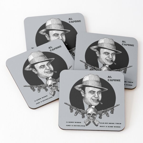 Item preview, Al Capone, A kind word and a revolver can do more then just a kind word designed and sold by StevanoArt.