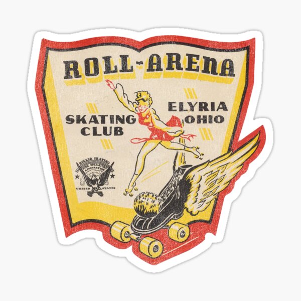 Item preview, Roll-Arena Roller Rink Vintage Defunct Skating Club designed and sold by ourkid.