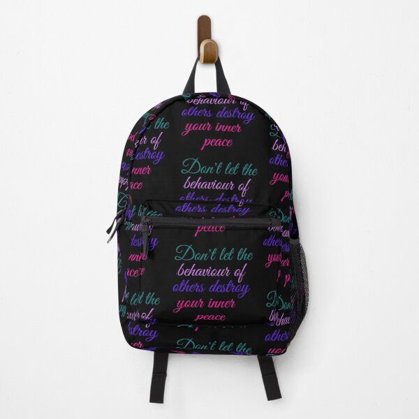 Item preview, Don't Let the Behaviour of the Others Destroy your Inner Peace on Black designed and sold by LoloTrends.