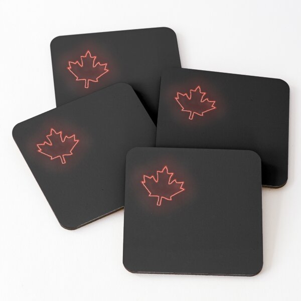 Item preview, Red glowy Canadian maple leaf designed and sold by Kritter Krew Art.