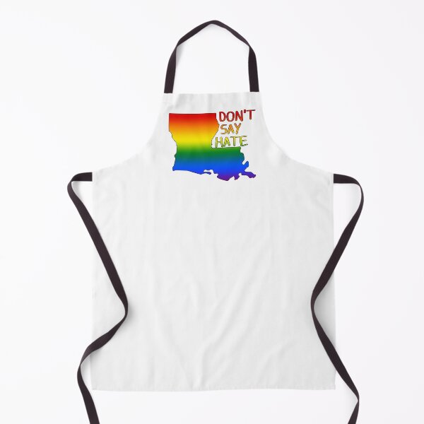 Item preview, Don't Say Hate - Oppose Don't Say Gay - Rainbow Louisiana Silhouette - LGBTQIA2S+ designed and sold by SayWhatYouFeel.