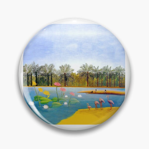 Item preview, Henri Rousseau - The Flamingos  famous painting designed and sold by TeeARTHY.