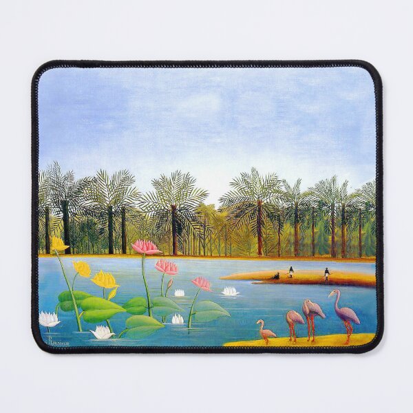 Item preview, Henri Rousseau - The Flamingos famous painting designed and sold by TeeARTHY.