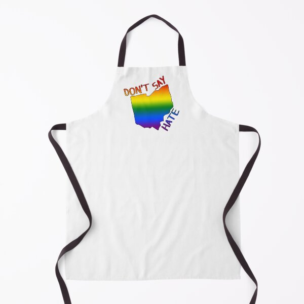 Item preview, Don't Say Hate - Oppose Don't Say Gay - Rainbow Ohio Silhouette - LGBTQIA2S+ designed and sold by SayWhatYouFeel.