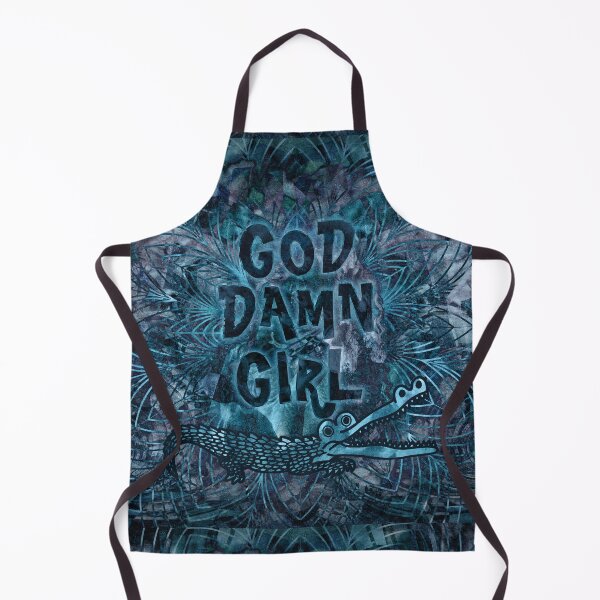 Item preview, God Damn Girl - Blue Paisley Version designed and sold by QGPennyworth.