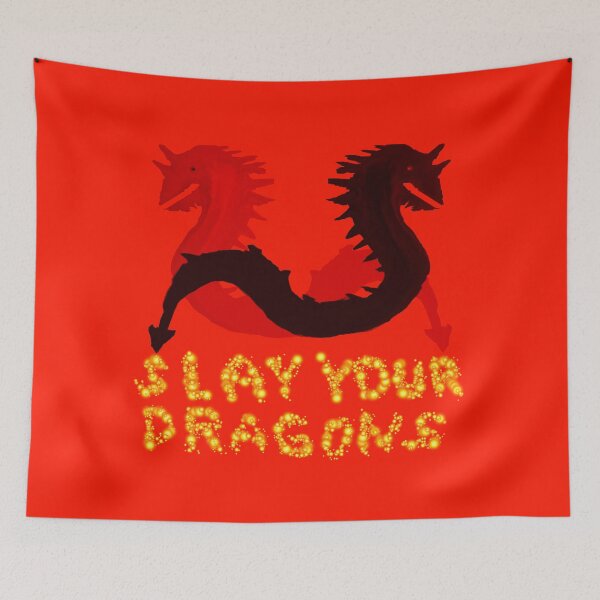 Item preview, Slay Your Dragons Art D62 designed and sold by SelfUpgrade.