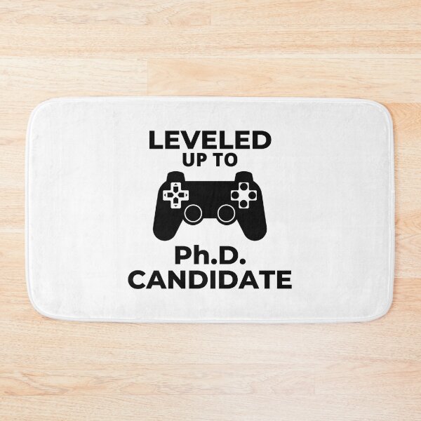 Item preview, Phd Degree Gift - Leveled Up To Ph.D. Candidate - Doctorate Degree Gift, Thesis Defense, Dissertation Defense, Graduation, phinished designed and sold by jadedscientist.