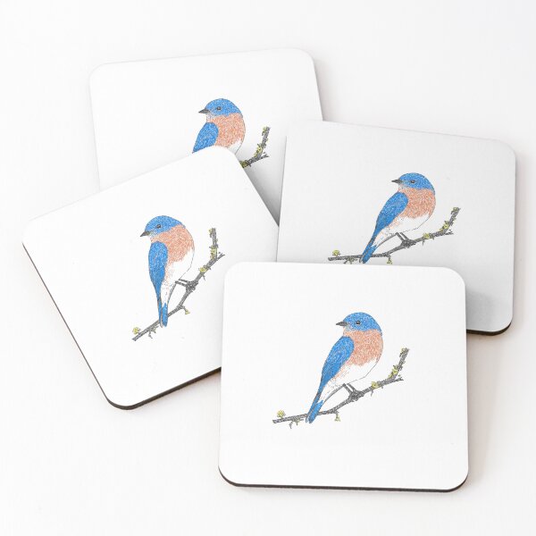 Item preview, Eastern Bluebird designed and sold by obirdleyart.