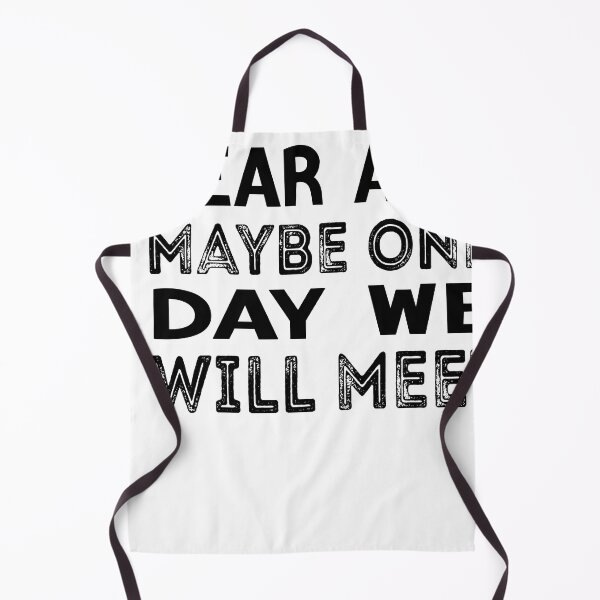 Item preview, Funny Gym Quote Dear Abs ,Maybe One Day We Will Meet, men designed and sold by designreb.