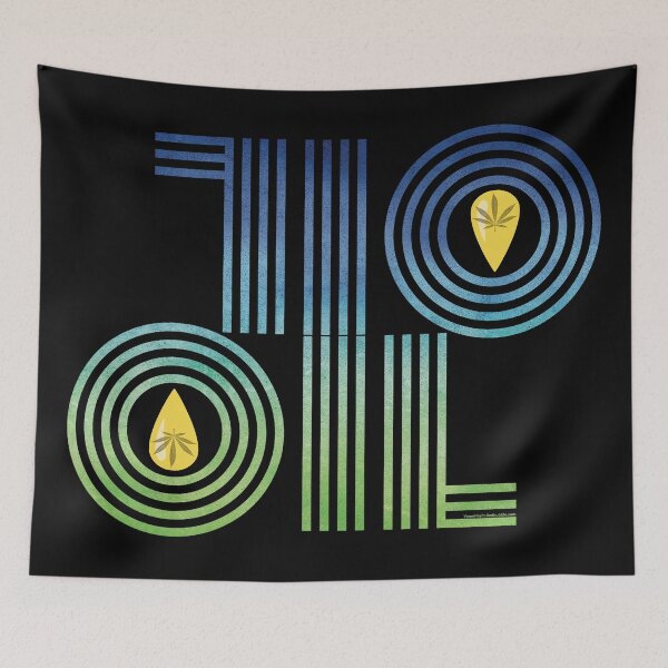 Item preview, 710 Oil Dabs (blue green) designed and sold by YomeHayin.