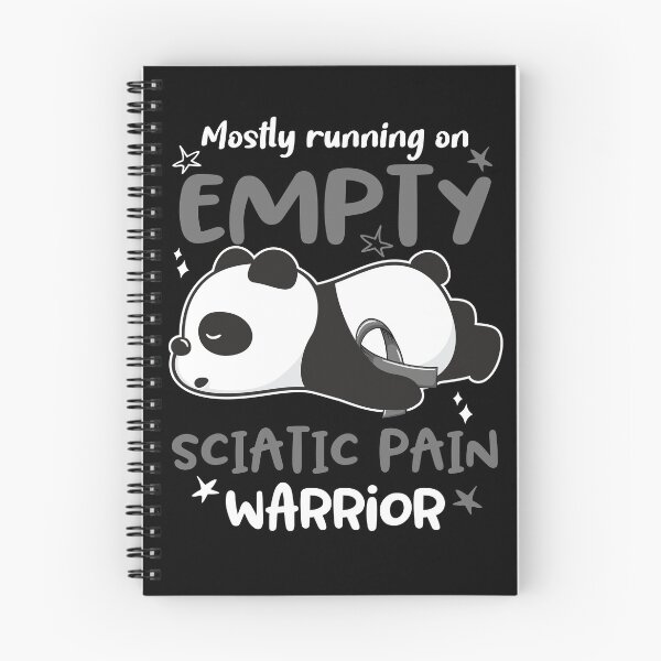 Item preview, Sciatic Pain Awareness - Mostly Running On Empty Sciatic Pain Warrior designed and sold by Hilten.