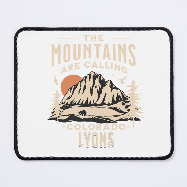 Item preview, Vintage Colorado The Mountains are Calling Lyons Colorado designed and sold by CattlettArt.