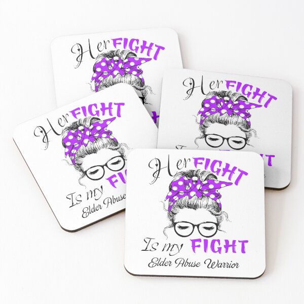 Item preview, Elder Abuse Awareness - Her Fight is my Fight - Support Elder Abuse Gifts designed and sold by Aaron309.