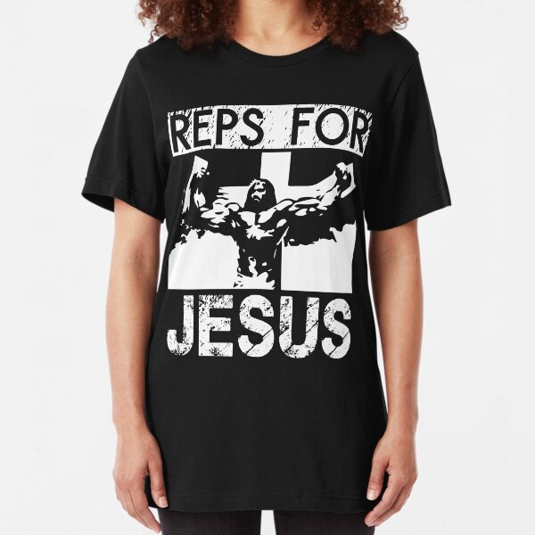 Reps For Jesus Slim Fit T-Shirt