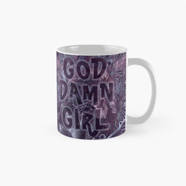 Item preview, God Damn Girl - Purple Paisley Version designed and sold by QGPennyworth.
