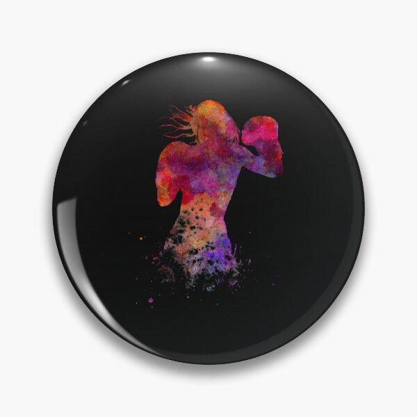Item preview, woman boxer boxing kickboxing silhouette isolated  designed and sold by VanNgauRDF.