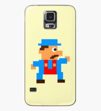 Retro Video Game Character in Pixels Case/Skin for Samsung Galaxy
