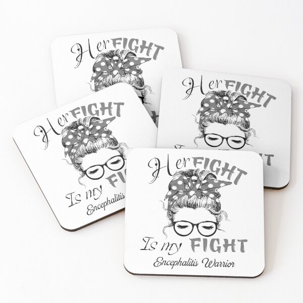 Item preview, Encephalitis Awareness - Her Fight is my Fight - Support Encephalitis Gifts designed and sold by Aaron309.