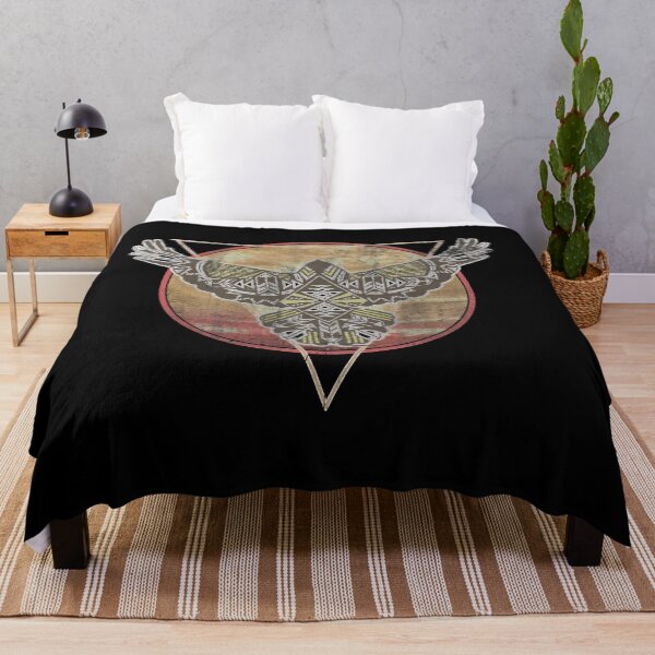 Item preview, Hawk Geometric Pattern Sunset Vintage Graphic  designed and sold by SiennaLuci.