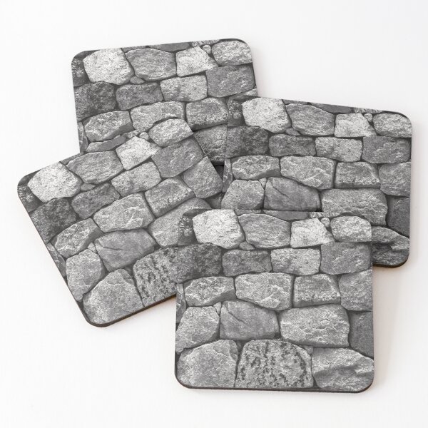 Item preview, Gray Rock Wall Pattern designed and sold by GnuArt.
