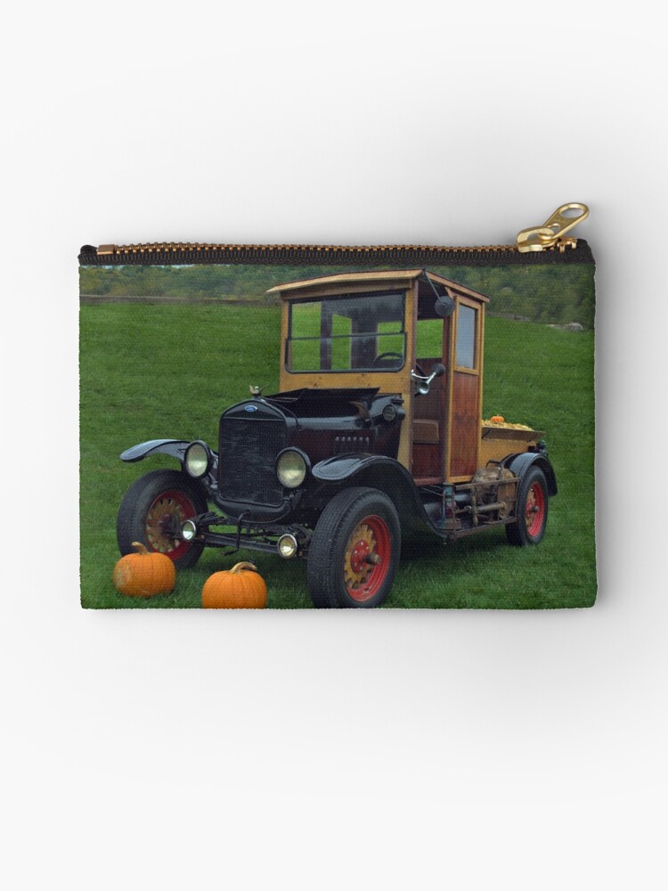 1922 Ford Model T Truck Zipper Pouch By Teemack