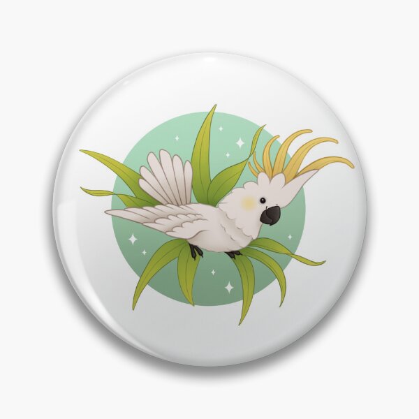 Item preview, Smiling Sulfur-crested Cockatoo  designed and sold by Shanman-Art.