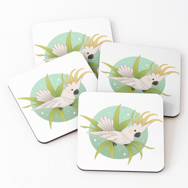 Item preview, Smiling Sulfur-crested Cockatoo  designed and sold by Shanman-Art.