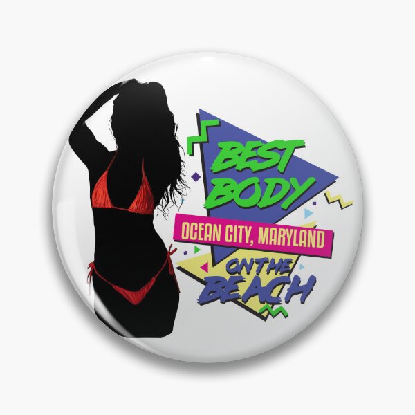 Item preview, Best Body On The Beach, Ocean City, MD designed and sold by TeeArcade84.