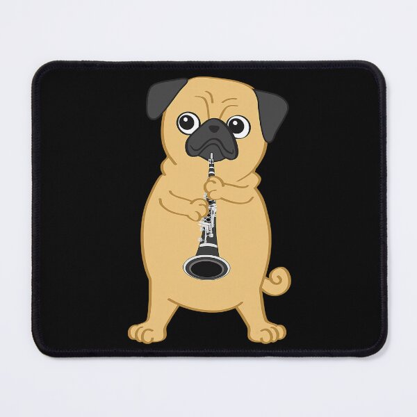 Item preview, Pug Dog Playing The Clarinet For Band Members designed and sold by SiennaLuci.