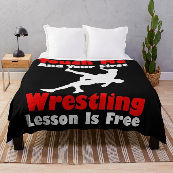 Item preview, Touch me and your First Wrestling Lesson is Free designed and sold by SiennaLuci.