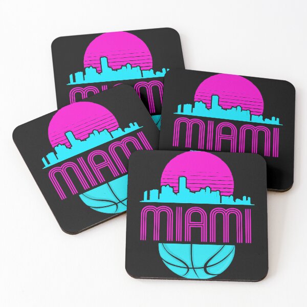 Artikelvorschau, Vintager Stadtbild-Retro Basketball Miamis Florida entworfen und verkauft von SiennaLuci.