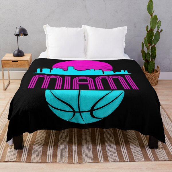 Item preview, Vintage Miami Florida Cityscape Retro Basketball designed and sold by SiennaLuci.