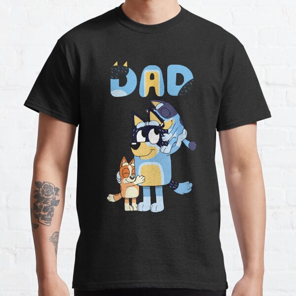 Dad Playing Son And Daughter Art Classic T-Shirt