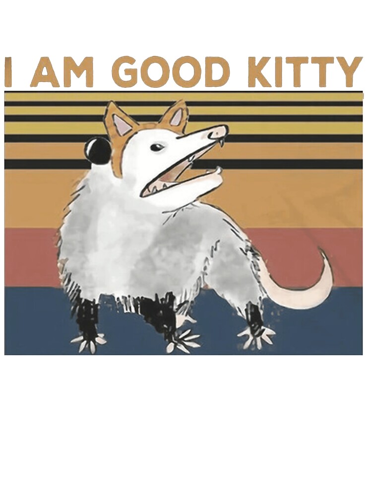 I Am Good Kitty Opossum T-Shirt