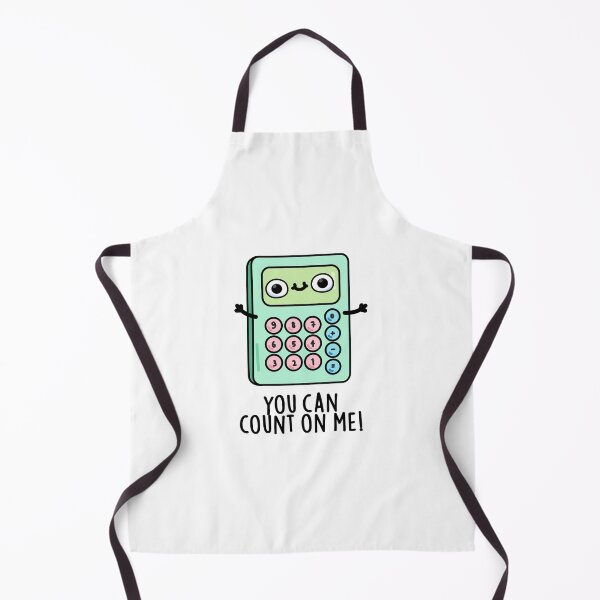 Item preview, You Can Count On Me Funny Calculator Puns designed and sold by punnybone.