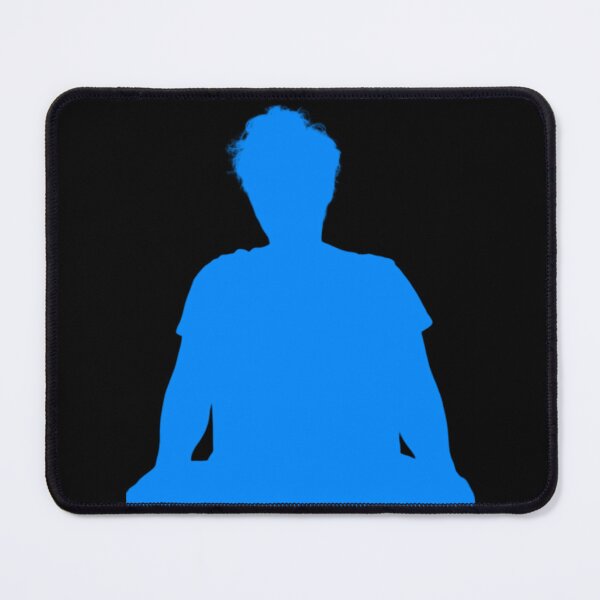 Item preview, Teachurb Sits Yoga Silhouette Gamer Brand Streamer Blue designed and sold by TeachUrb.