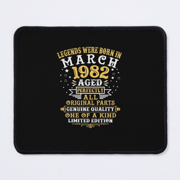 Item preview, Legends Were Born In March 1982 40 Year Old 40th Birthday designed and sold by NaomiWessex.